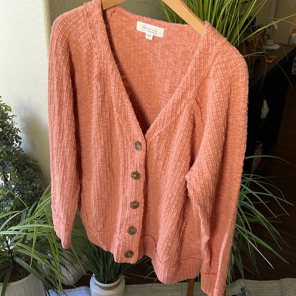 Vince Camuto V- Neck Button -Up Sweater Size XL - Picture 2 of 9